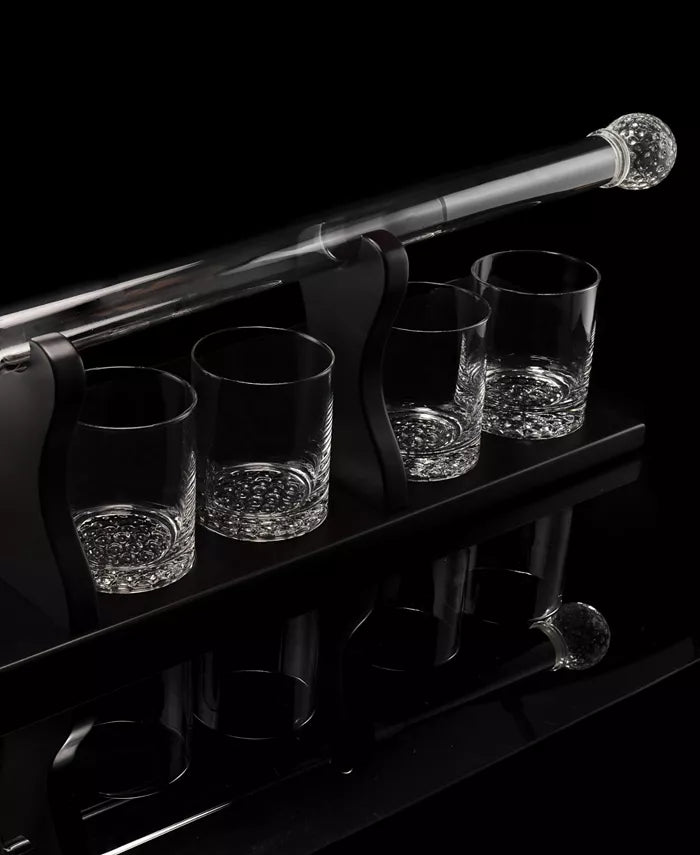 Golf Club Whiskey Decanter and Liquor Glasses, Set of 5