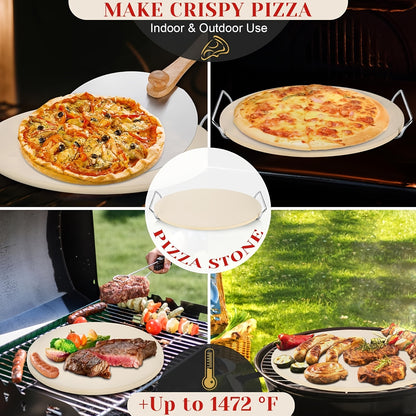 Premium Pizza Stone Set