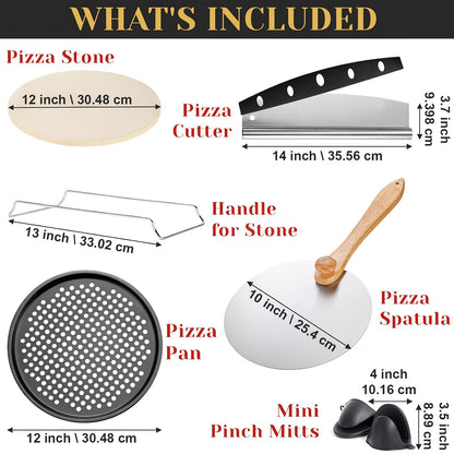 Premium Pizza Stone Set